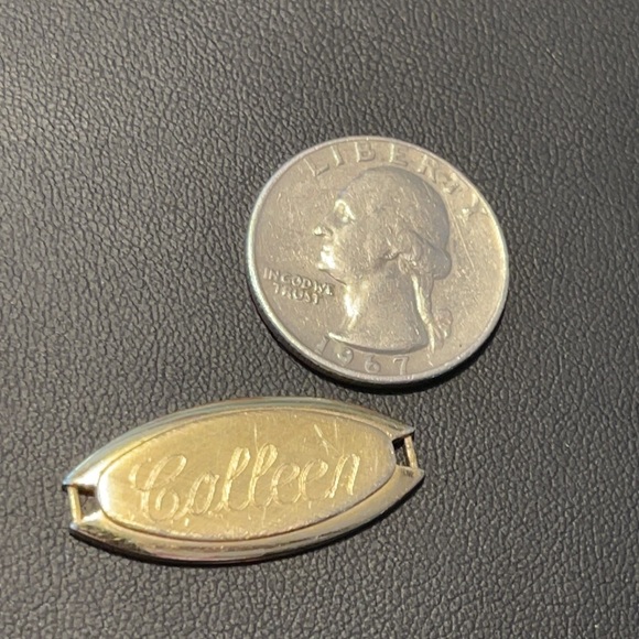 Speidel USA Bracelet Gold Tone NAME PLATE ONLY “Colleen” - Picture 3 of 10